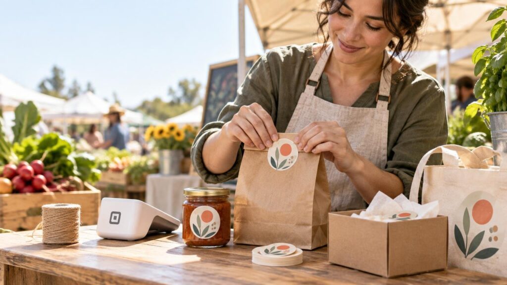 Best Sticker Company for Farmers Markets, Pop-Ups and Small Retail Brands