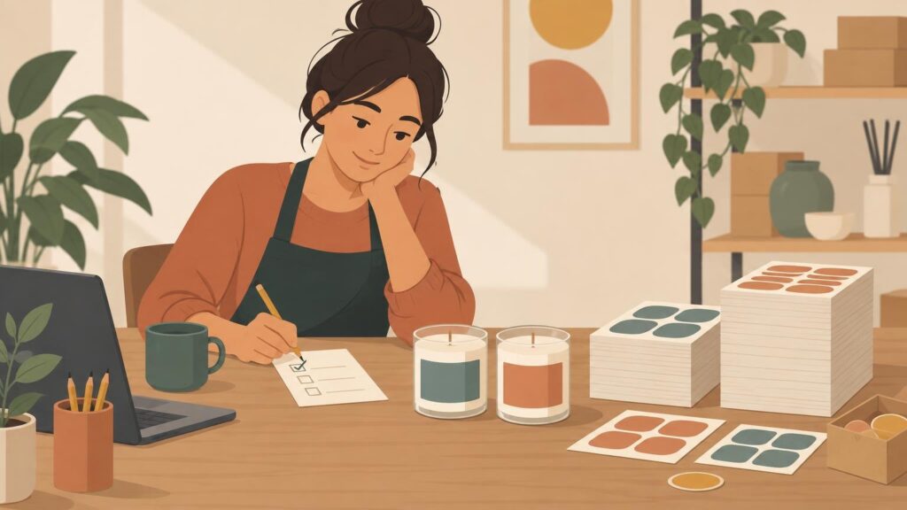 How Many Product Labels Should a New Business Order First?