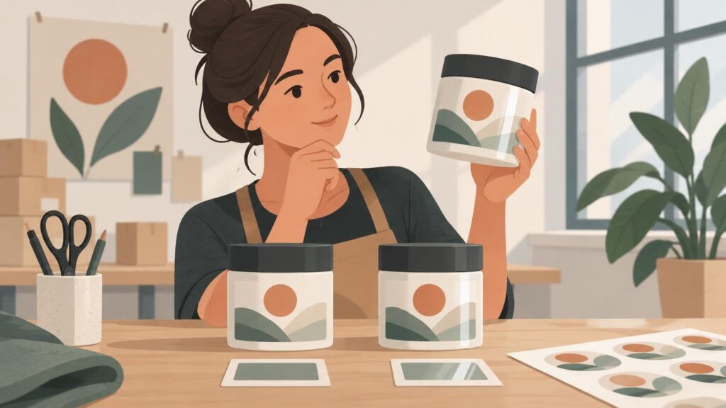 Matte vs Glossy Stickers for Product Packaging